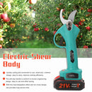 800W Cordless Electric Pruning Shears Electric Pruner Garden Scissors Tools Secateur 21V Rechargeable Battery Pruning Shears