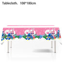 Disney Lilo&Stitch Party Gift Bags Kids Treat Party Supplies Blue Stitch Pink Angel Tablecloth For Kids Baby Shower Tablecover