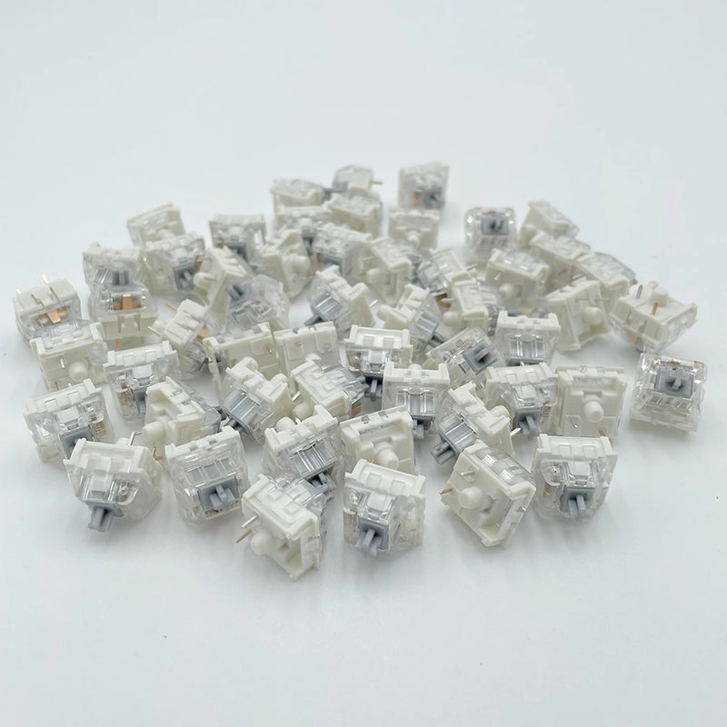 Wholesales Kailh Speed Sliver Switch Linear DIY Custom Mechanical Keyboard Compatible Cherry MX SMD 3Pin Switches