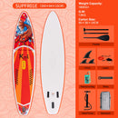 FunWater 350✖87✖15cm Sup Board Inflatable Surfboard Stand Up Paddle Board Inflatable Sup PaddleBoard with Accessories EU Stock