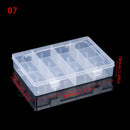 Multi Styles Small Square Clear Plastic Storage Box For Jewelry Diamond Embroidery Craft Bead Pill Home Storage Organization