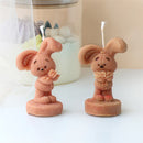 Multi Style Easter Rabbit Candle Silicone Moulds 3D Animal Crafts Resin Gypsum Soap Mold DIY Ice Block Baking Tool Home Gift