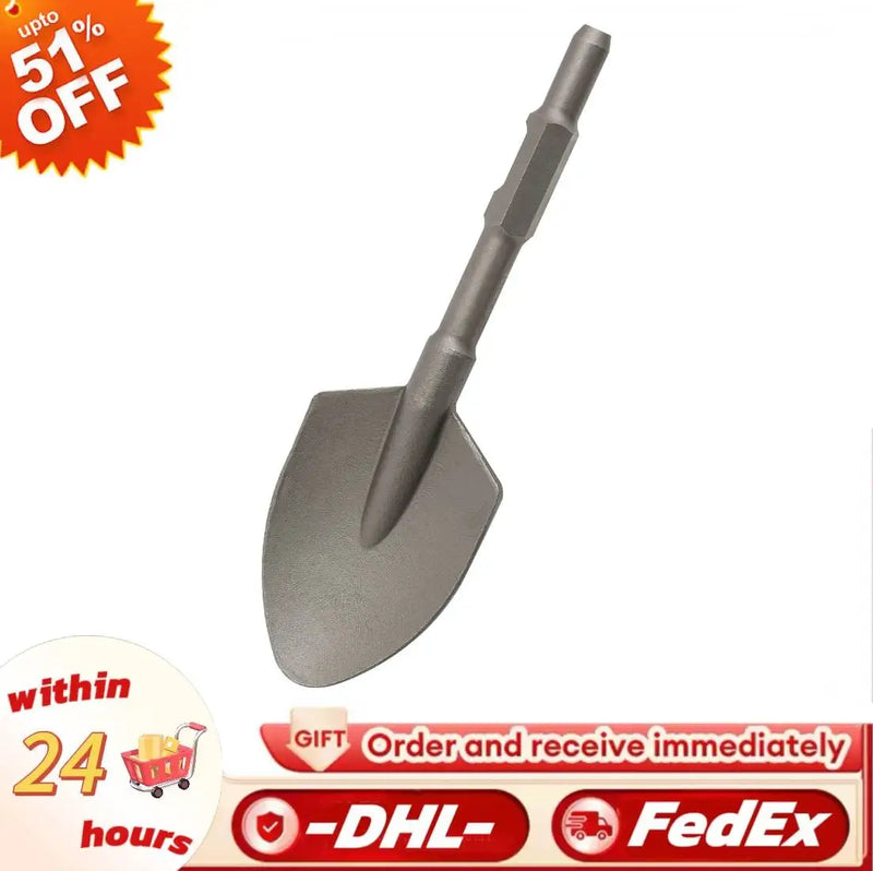 40Cr Electric Hammer Shovel Chisel, Large Size Clay Spade with Storage Box - Ideal for Excavation and Soil Removal
