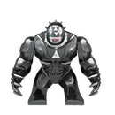 Marvel Action Figure Mini Block Toy, Superhero Hulk Thanos Venom Children's Puzzle Group Building Blocks Toy Handmade Birthday G