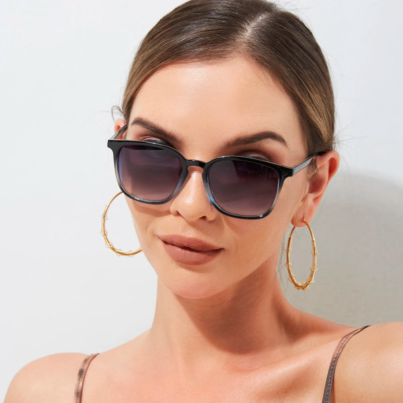 Square Small Sunglasses Women Rectangle Frame Purple Colorful Sun Glasses Female Oculos Y2K Retro Gradient Hip Hop Shades UV400
