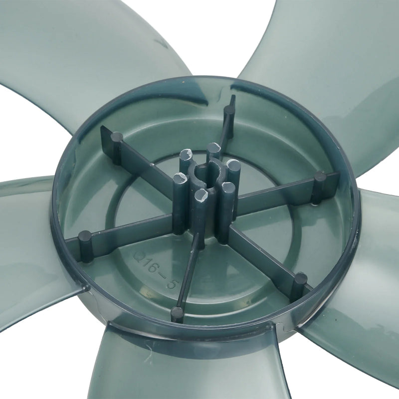 16 Inch  Household Plastic  Fan Blade  Five Leaves  With Nut  Cover For Pedestal Standing Pedestal Fan Blades Accessories