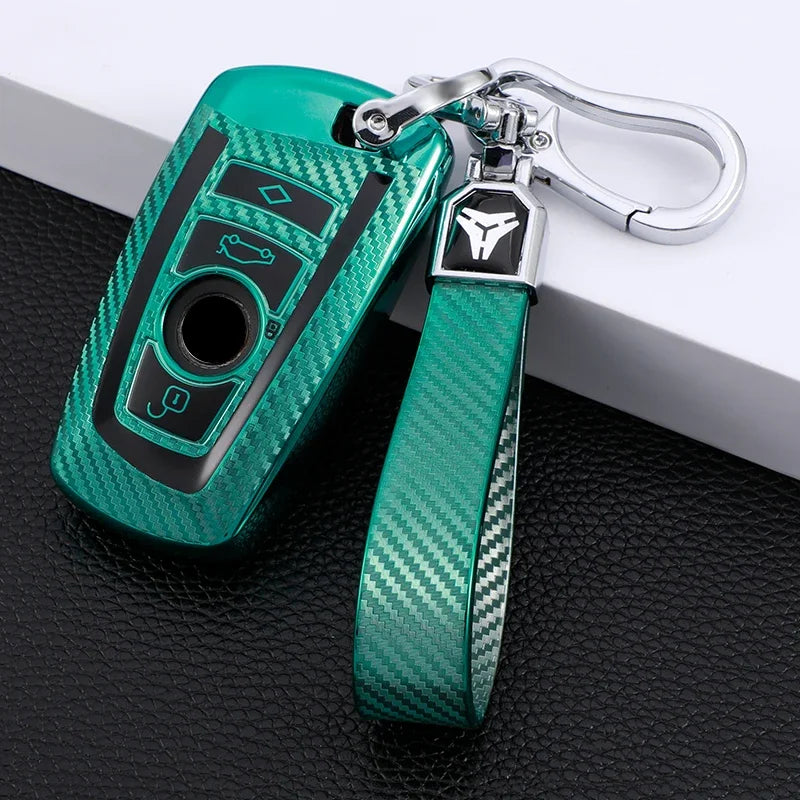 Key Case for BMW 520 525 F30 F10 F18 118i 320i 1 3 5 7 Series X3 X4 M3 M4 M5 Car Smart Keys Cover Fob Bag Shell Protector