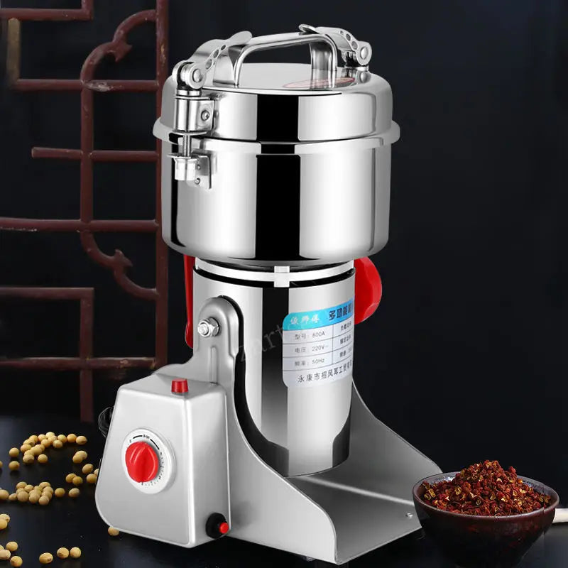 1500g Coffee Grinder Machine 4200W Home Stainless Steel Grains Spices Medicinal Herbs Dry Food Grinder Crusher