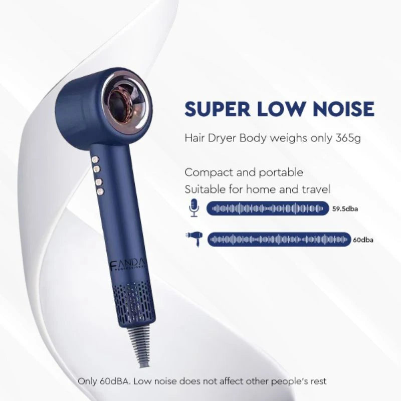 Professional Super Hair Dryer Personal Care Styling Negative Ion Salon Tool Constant Anion Electric Leafless