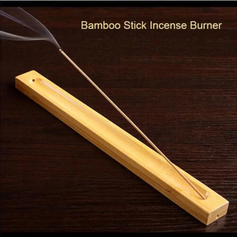 New Useful Bamboo Material Stick Plate Incense Holder Fragrant Ware Stick Incense Burner Bamboo Line Incense Burner