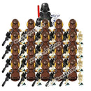 Hot Toys Star Wars 21pcs Republic Commando 501st Building Blocks TV6109 TV6106 Trooper Force 99 Hunter Crosshair Wrecker Brick