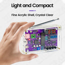 DIY FM Radio Electronic Kit Adjustable Frequency PCB Soldering Project Practice Solder Assembly RDA5807S 87-108MHz Double Power