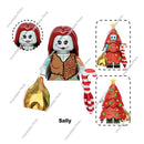 Hot Toys TV6302 TV6303 2024 Merry Christmas Gift Grinch Holiday Elf Santa Rex Darth Vader Building Blocks Mini Action Figure Toy