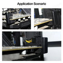 ATX 8Pin 6Pin Female to Male 90/180 Degree Angled Turning Connector Power Adapter Elbow Head for Graphics Video Card GPU Adapter