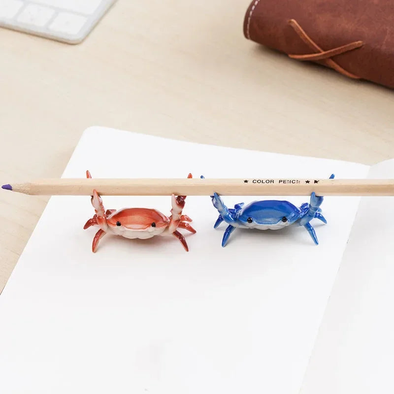 Easy To Hold Useful Weightlifting Crab Pen Holder Bright Color Crab Pen Holder Simulation for Students