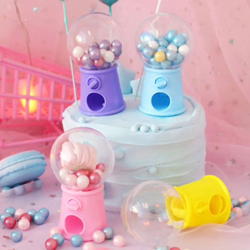 Machine Candy Dispenser Gumball Minicatcher Kids Gumbubble Claw Vending Grabbing Party Grabber Rotatable Nut Tiny Bankprize Game