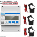 CHINT DDSU666 DTSU666 80A Din Rail Digital Voltmeter Current Power Electric Energy KWH Meter Volt Amp Modbus RS485 AC 230V 380V