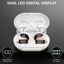 Wireless Earbuds, Bluetooth 5.3 On-Ear Headset, Noise Cancelling Mic, 48H Playtime Sports Headphones for Workout/Running.