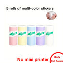 Mini Printer, Portable Thermal Photo Printer, Inkless Sticker Maker Machine for Notes, Photos, Stickers, Labels