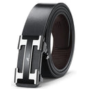Fashion Business Men'S Belt Genuine Luxury Brand Belt Metal Buckle Belt High-Quality Leather Soft Belt With Cargo Pants Jeans