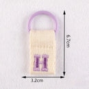 1Pc Aesthetic Initial Embroidery Alphabet Keychains Fabric DIY 26 Letters Unique Keyring Charms For Pouch Bags Accessories Gift