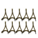 10Pcs Carp Fishing Tackle Anti Tangle System For Method Feeder Cage Carp Rigs Tool Side Bends Swivel Fish Supplies Equipment