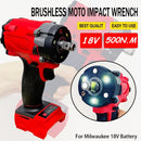 Brushless Impac Wrench 1/2" Repair Cordless Screwdriver 4 Gears Power Tools 500N.m Electric Driver for Milwaukee 18V Battery