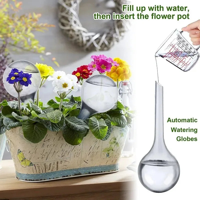 Automatic Plant Watering Bulbs Self Watering Globe Ball Water Device Drip Irrigation System for Garden Flower Plant Plastic Ball