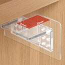 2/4pcs Adhesive Shelf Support Pegs For Kitchen Bedroom Closet Cabinet Shelf Support Clips Wall Hanger Sticker Bracket Holder