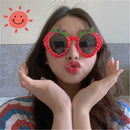 Strawberry Glasses Picnic Party Photo Decorations Funny Birthday Summer Party Supplies Adult Kids Party Dress Up Toys