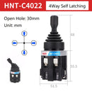 2 4 Way position Monolever switch joystick 30mm Toggle Joystick Rocker Cross Switches Reset Momentary Self Latching switch HNT