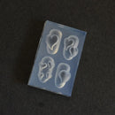 1Pc Cream Skirt Lace Heart  3D Acrylic Mold Nail Art Decorations  DIY Design Silicone Decorated  Nail Art Templates Nails  Mold