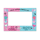 1Pcs Of Gender Revealing Pink Blue Footprints For Men And Women,Shower Party Photography Props Paper Frame