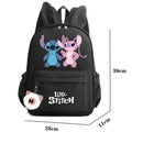 MINISO Disney Lilo Stitch Backpack for Girl Boy Student Teenager Children Rucksack Women Casual School Bags Kids Birthday Gift