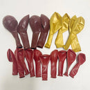 Burgundy Wine Red Balloons Garland Kit Red Gold Balloon Arch Christmas Balloons Garland Christmas Decor Valentine's Day Decor