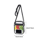 Transparent Crossbody Bag PVC Single Shoulder Women's Mobile Phone Bags Versatile And Simple Waterproof Small Square Bag