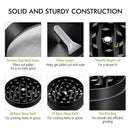 EVIL 40/50/63MM Manual Grass Smoke Grinder Herbal Crusher Zinc Alloy Dry Herb Tobacco Grinders for Smoking Pipe Accessories