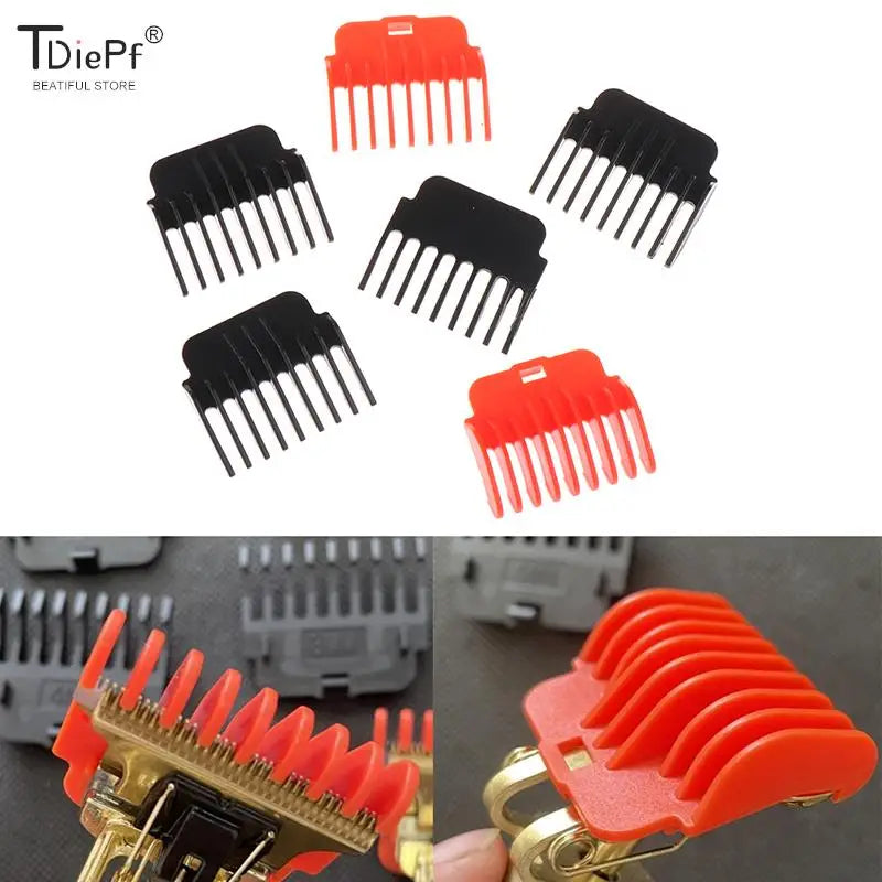 1set For T9 Hair Clipper Guards Guide Combs Trimmer Cutting Guides Styling Tools Attachment Compatible 1.5mm 2mm 3mm 4mm 6mm 9mm