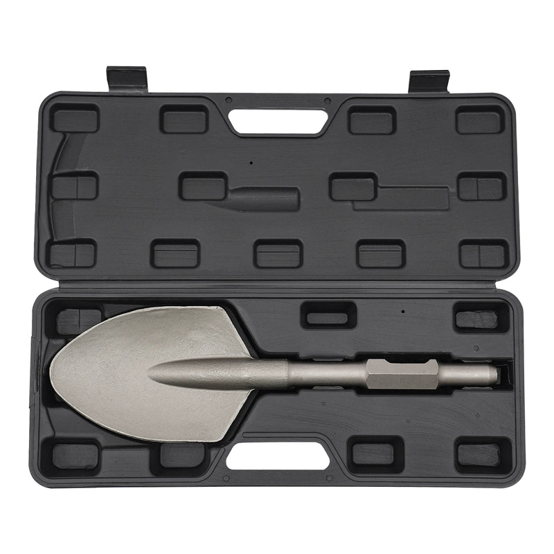 40Cr Electric Hammer Shovel Chisel, Large Size Clay Spade with Storage Box - Ideal for Excavation and Soil Removal
