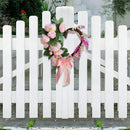 Heart Shaped Peony Wreath, 13.77in Spring Wreath, Artificial Flower Wreath for Valentine's Day, Anniversary, Photography