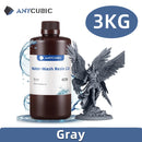 ANYCUBIC Water-Wash Resin 3kg High Precision Low Odor Low Viscosity 3D Printing Standard Photopolymer For LCD 3D Printer