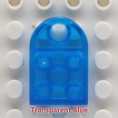 50pcs DIY Building Blocks 3176 Brick Heart Necklace/Key Ring Toys 2x 3 Heart-shaped Multicolor Educational Toy Gift for Children