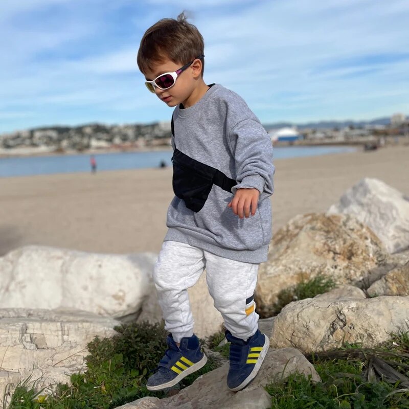 HoneyCherry Fall Boy's Sweaters Baby Boy Clothes Toddler Sweatshirt Kids Sweatshirt