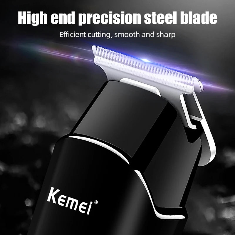 Kemei Professional Hair Clipper Rechargeable Hair Trimmer Cordless Barber Hair Cutting Machine Haircut Trimmer for Men KM-1115