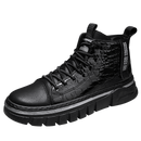 Damyuan Non-Leather Shoes Men Comfortable Sneakers Men Waterproof Non-Slip Outdoor Casual Shoes Tooling Motorcycle Boots 39-44