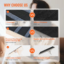 SucceBuy Dog Ramp Folding Ladder Anti-slip High Adjustable Wooden Pet Ramp Removable for Small Old Dog Climb Stairs Sofa Car Bed