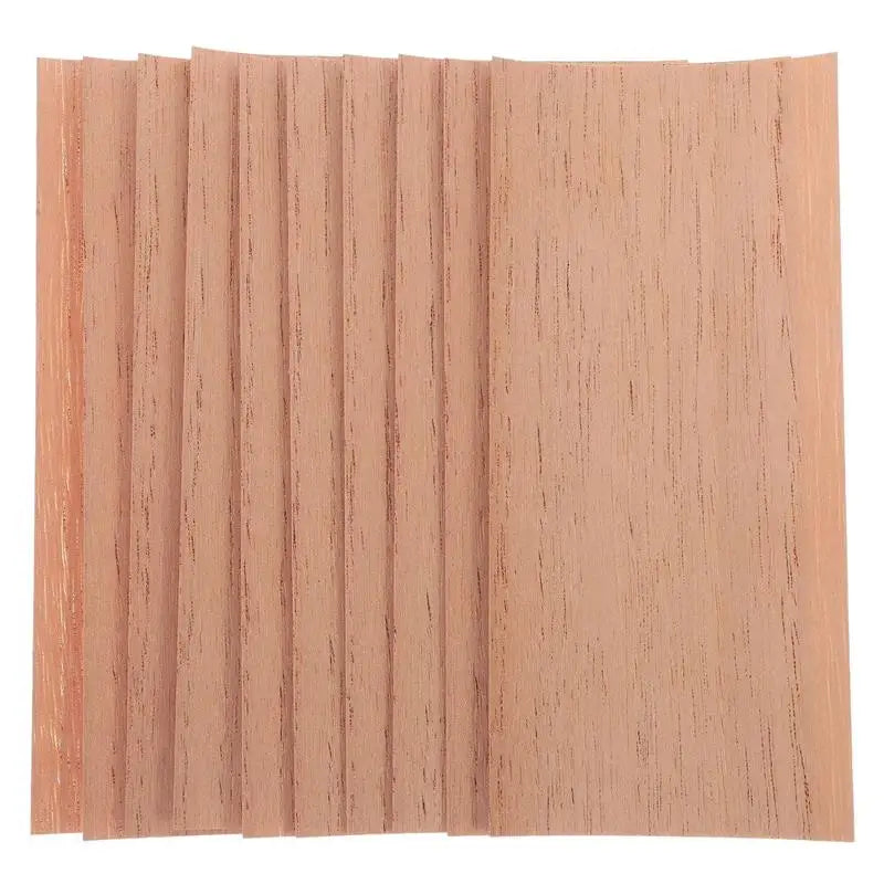 10pcs Wooden Cedar Spanish Cedar Paper Veneer For Humidor Box Case Natural Cedar Box Cedar Chips Accessories for Box