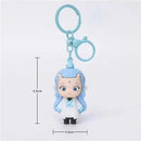 Nezha Ao Bing Anime Keychain Action Figures PVC/Acrylic Car Key Chain Ring Mini Figure Model Schoolbag Pendent Toy Kids Toy Gift