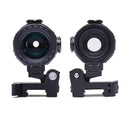 G33 G43 G45 Sight Fixed 3X 5X Magnifier Scope With Switch to Side Quick Detachable QD Mount For Airsoft Hunting