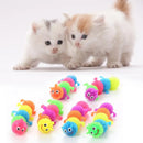 Simulation Caterpillar Kids Toys Anti Stress Easter Caterpillar Toys Interactive Flexible Decompression Chew Toys For Kids
